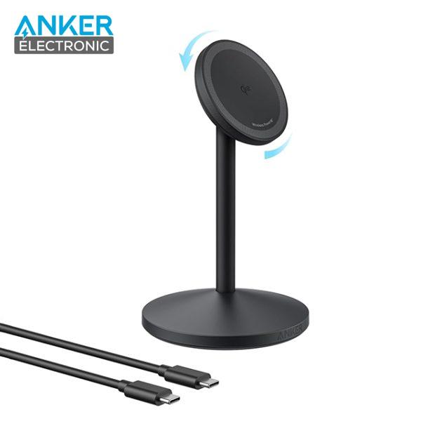 شارژر وایرلس 15 وات انکر Anker MagGo Wireless Charger (Stand) A25X1